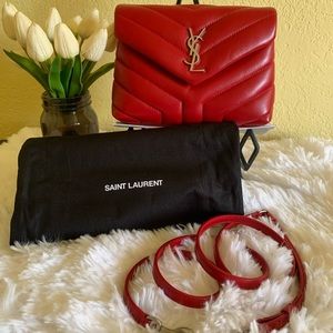 Authentic Saint Laurent Toy Loulou bag